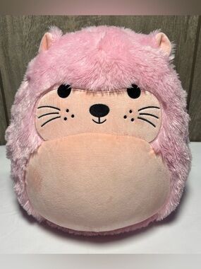 Squishmallows Anu the Pink Otter Fuzz-A-Mallow 12” Plush - Fuzzy Texture